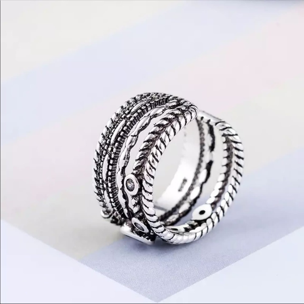 S925 Sterling silver ring - Picture 4 of 5